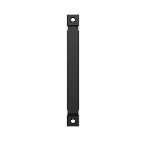 National Hardware Modern Gate Pull, 10 in, Steel, Black with WeatherGuard™