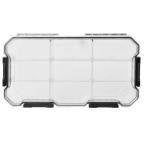 Husky 12 in. 9-Compartment Waterproof Heavy-Duty Storage Bin Small Parts Organizer