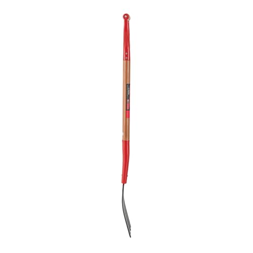 Truper Spading Fork, 4-Tine Steel Head, 30-Inch, Wood D-Handle, Heavy-Duty Garden & Landscaping Digging Fork (Model 30293)