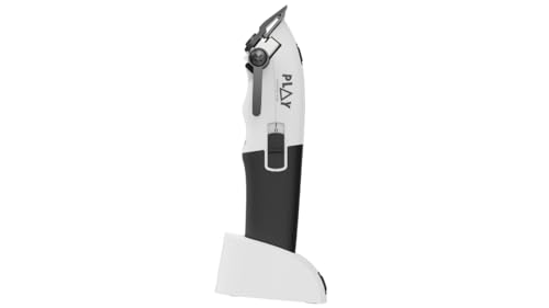 TPOB Play Barber Hair Clippers for Men 7500 RPM with Rubber Grips (White) - color: White