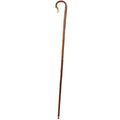 Premier 1 Sweet Chestnut Shepherd's Crook for Sheep & Goats, 54" | Made in Germany. Lacquered, brass tip, sculpted neck. Popular for dog trials. Neck opening 3.5". Lighter than oak or hickory.