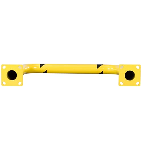 4' x 3' Steel Machine Guard, Safety Barrier, Hollow, Fillable, Guardian | Protect electrical equipment in warehouses, work zones, U-shaped bollard, heavy duty, factory, protection