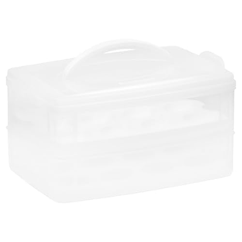 Snapware (2-Layer,24 Eggs Plastic Detachable Deviled Egg Carrier Storage Container With Lid and Handle,Freezer Dishwasher Microwave Safe,(Pack of 6) - size: Medium (Pack of 6)
