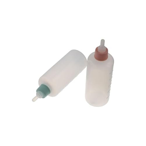 100ml Pet Feeding Bottle with Clear Scale for Newborn Puppies Kittens Rabbits Hamsters Squirrels(pink-100ml) - style: pink-100ml