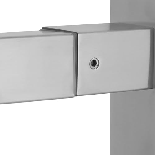 11.8 Inches Long 304 Stainless Steel Door Handle, Brushed Process, Heavy-Duty Commercial Modern Door Pull Handle, for Doors with a Thickness of 12 mm, Silver