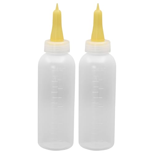 Lamb&Goat Feeding Bottle 2Pcs 500ml Lamb Nipple and Bottle Reusable Small Animal Care Milk Bottle for Farm Supplies