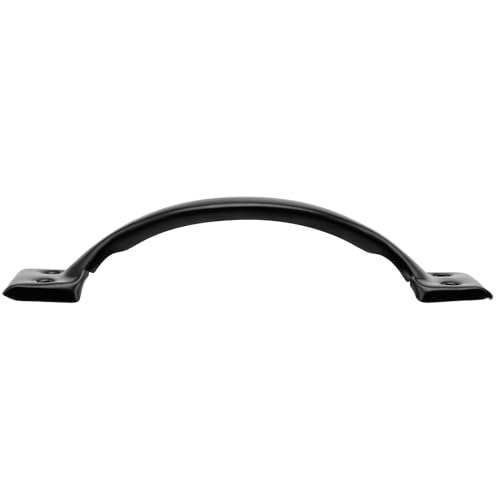 PINGEUI 30 Pack Gate Handle, 6 Inch Black Door Handle Cast Iron Sliding, Metal Long Gate Pull Handle Fence Handle for Outdoor, Garage, Interior