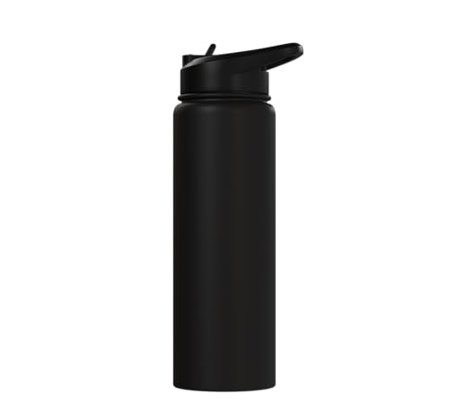 My Kids Are Buttheads Funny Goat Lover Goat Mom Farmer Stainless Steel Insulated Water Bottle - color: Black