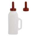 2L Calf Nursing Bottle with Handle and Replacement Nipple, Used for Animal and Livestock Care Milk Storage Bottle Detachable Removable Nipple Feeding Bottles (Vertical)