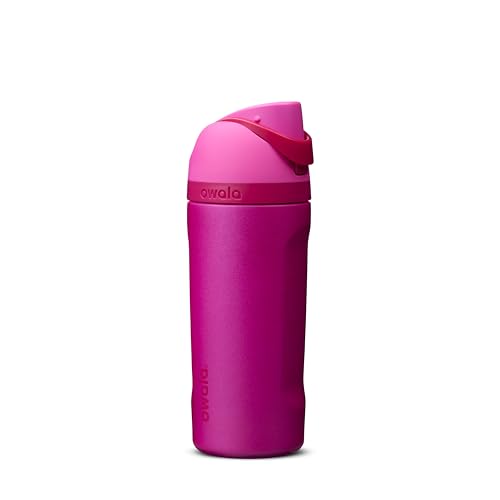 Owala FreeSip Kids Stainless Steel Water Bottle 16 oz Read My Lips - color: Read My Lips, size: 16 Ounces