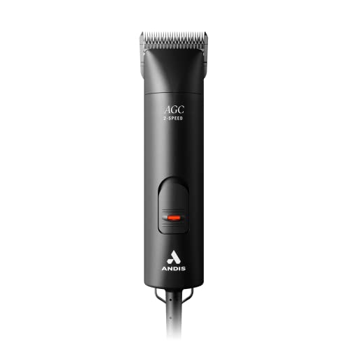 Andis 24675 UltraEdge 2-Speed Detachable Blade Clipper, 120V, Black | Runs cool & quiet, shatter-proof housing, for all coats & breeds, dog grooming clipper - size: Clipper