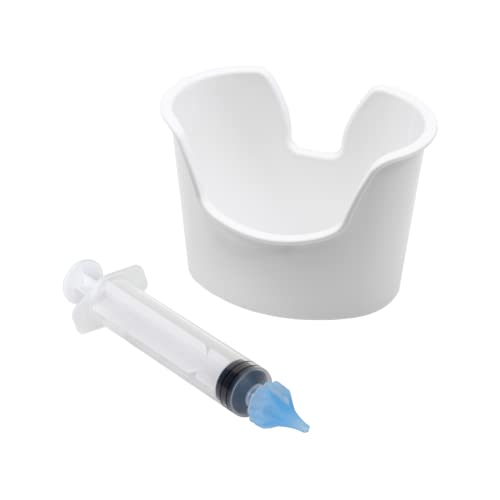 Acu-Life Earwax Removal Kit, Tri-Stream Syringe Tip For Ear Cleaning | Includes Removal Basin, Safe Care Tool for Wax Build-up, Gentle Ear Hygiene Solution & Irrigation, Comfortable Fit for Family - style: Syringe & Basin