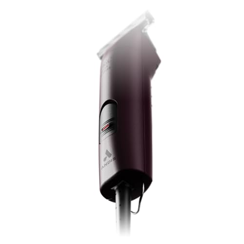Andis 23330 AGC Super 2-Speed Horse Clipper, Includes T-84 Blade, Burgundy | Cool & quiet running, extra-wide detachable blade, professional horse & pet grooming clipper