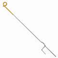 Pig Tail Step-in Post, 9/32-In., Heavy-Duty, Galvanized Steel Rod, For Temporary Fencing