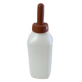Calf Nursing Bottle with Snap Nipple, 2 and 4 Liter Capacity, Clear Body (4 Liter)