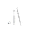 GEMQUEEN Piercing Ball Grabber Tool, 14-20G Taper for Changing Jewelry | Surgical Steel Flat Back Earrings Threader Tool Insertion Pin, Body Piercing Kit for Ear Rook Conch Nose Lip Jewelry Removal - style: Ball Grabber Tool - 2pcs
