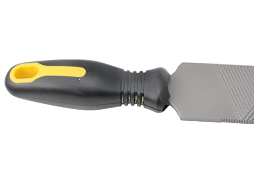 9 Inch Farrier Hoof Rasp File with Rubber Handle,Mini Rasp Hoof File Equine Hoof Rasp for Horses, Pig Hoof File, Goat Rasp - size: 9 inch