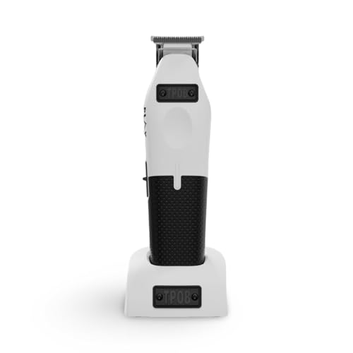 TPOB Play Professional Barber Hair Trimmer for Men 7000 RPM (White) - color: White