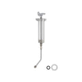 50ML Syringe with Drench Nozzle, Adjustable Dosage Detachable Drench Livestock Birds Feeding Syringe Gun for Cats Dogs Kitten Puppy Bunny Small Animals Newborn Pet Feeder Nursing Supplies (M-50ML) - size: M-50ML