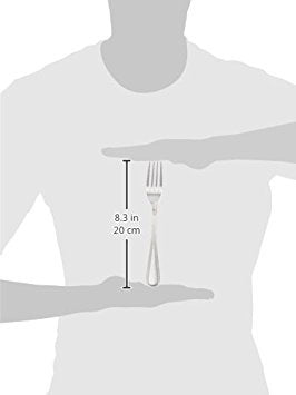 Winco 9.2" Continental Stainless Steel Table Forks (Set of 12) | Dishwasher safe, Extra heavy, Restaurant service, Great for Entrees, Salads, Pasta and Table Service