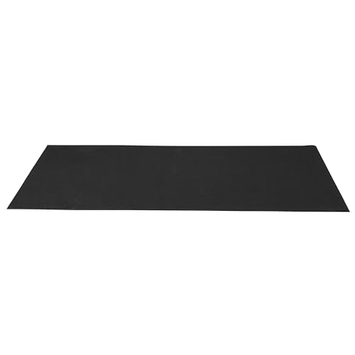 MSI Rubber Utility Mat 48in. x 72in. Black Floor Mat Pack Accent Wall Tile - size: 48 W x 72 L