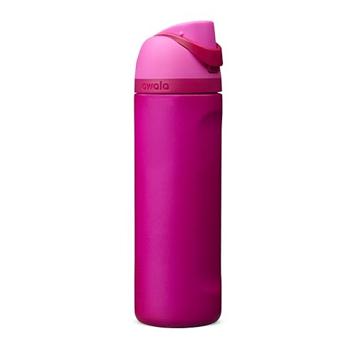 Owala FreeSip Stainless Steel Water Bottle 24 oz Read My Lips - color: Read My Lips, size: 24 Ounces