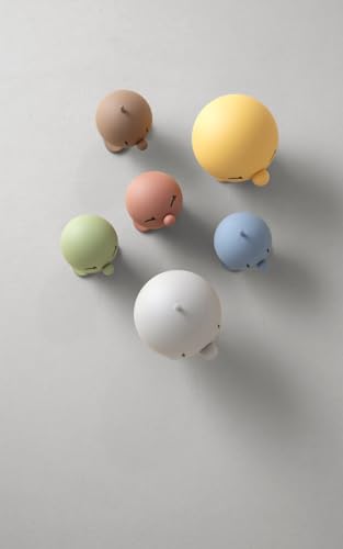 Hoptimist Soft Bimble, Home Decor Ornament - Danish Design, Plastic W/Metal Spring, Small- Creates Cheerful Movement- (Olive Matte)