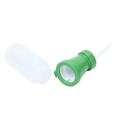 Green Plastic Teat Dip Cup, 300cc Livestock Teat Cleansing Container for Cattle, Sheep and Goats