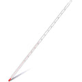 Relaxweex General Purpose Lab Thermometer 12 Inch Total Immersion Glass Liquid in Glass Thermometer for Laboratories Universities Food and Beverage Processing Clear(0 to 230 ℉) - style: 0 to 230 ℉