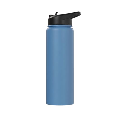 My Kids Are Buttheads Funny Goat Lover Goat Mom Farmer Stainless Steel Insulated Water Bottle - color: Light Blue