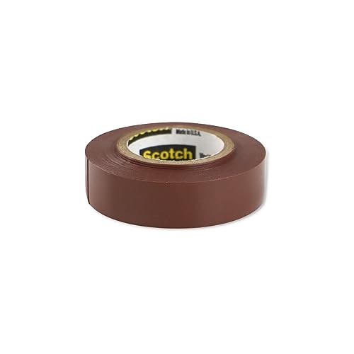 3M Scotch Electrical Tape 35, 1/2 in x 20 ft, 1 Short Roll, White - color: White, size: 1/2 in x 20 ft