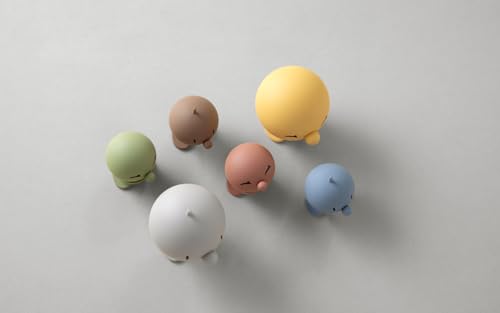 Hoptimist Soft Bimble, Home Decor Ornament - Danish Design, Plastic W/Metal Spring, Small- Creates Cheerful Movement- (Olive Matte)