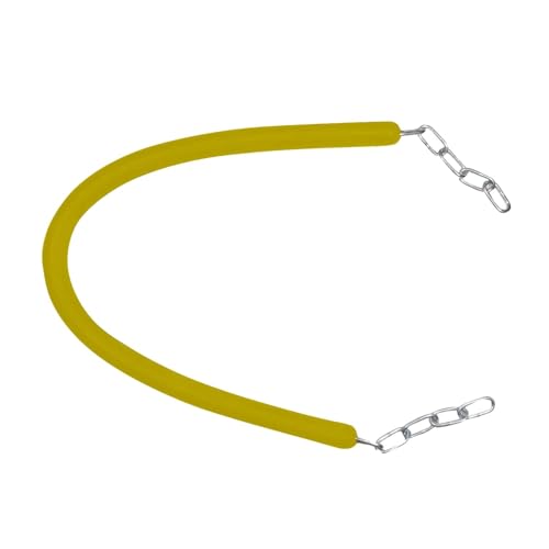 Jeffers Equine Vinyl Coated Steel Horse Stall Chains, 42" – Durable Horse Equipment for Barn, Stable, Ranch, Equestrian, Livestock, Pony, Training - Link End Chain for Easy Attachment - Yellow