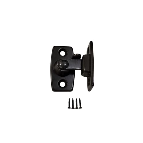 Heavy Forged Solid Brass Door Latch, 90 Degree Right Angle Door Latch Buckle for Doors & Windows, Small, 1.75", Oil Rubbed Bronze, 1 Pack, Made in Taiwan - color: ORB-1.75", size: 1 Pack