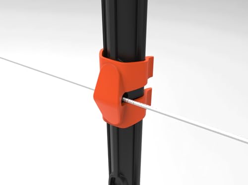 Gallagher Wire Clip Insulator for Insulated Line Posts | Snap-On Wire Insulators Only for Insulated Line Posts - style: Wire Clip Insulator