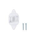 50 Pack Electric Fence Wood Post Claw Insulators, White | Nail on Insulator, Hi-Tensile, Heavy-Duty Fencing Wire Polywire