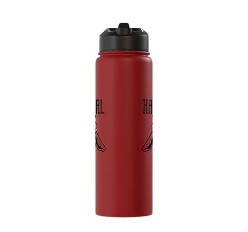 Hay Girl Goat Funny Farm Animal Girls Kids Toddler Women Stainless Steel Insulated Water Bottle - color: Red