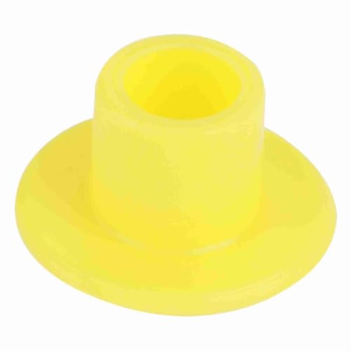 100PCS Cattle Ear Tag Plastic Livestock Ear Tag Animal Identification Earring Tagger for Cow Cattle Sheep Goats Pigs (Yellow)