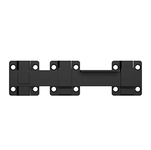 National Hardware N166-023 8.23-in Modern Black Gate Latch