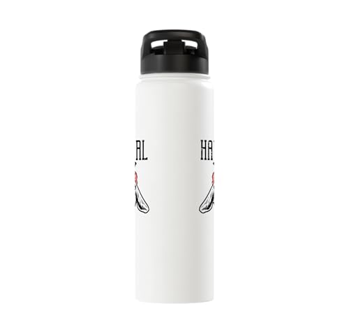 Hay Girl Goat Funny Farm Animal Girls Kids Toddler Women Stainless Steel Insulated Water Bottle - color: White