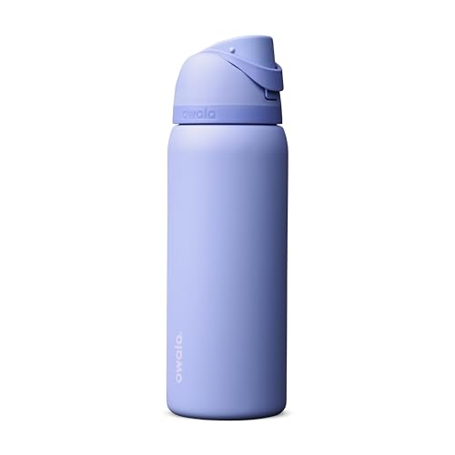Owala FreeSip Stainless Steel Water Bottle 32 oz Out of the Blue - color: Out of the Blue, size: 32 Ounces