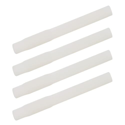 4PCS Safety Rubber Hose for Milking Machine Replacement Parts (White short milk tubes (4 in a pack)) - color: White short milk tubes (4 in a pack)