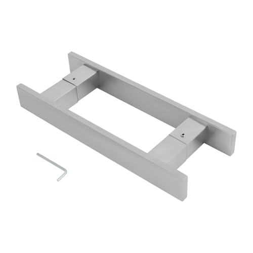11.8 Inches Long 304 Stainless Steel Door Handle, Brushed Process, Heavy-Duty Commercial Modern Door Pull Handle, for Doors with a Thickness of 12 mm, Silver
