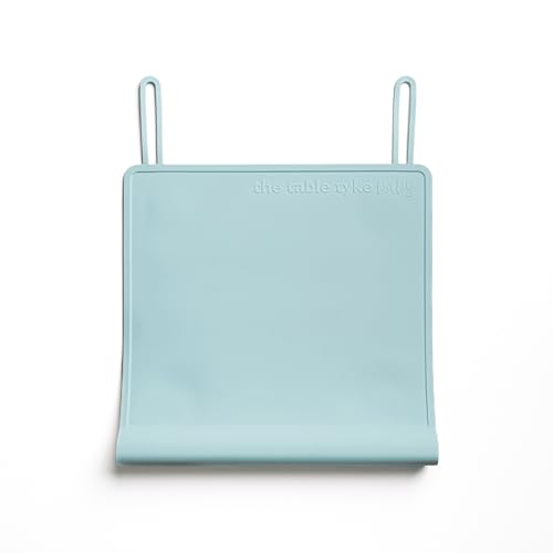 Silicone Placemat with Table Edge Bumper for Baby Toddler Suction Cup Safety Mat (Sky Blue) - color: Sky Blue, size: 10.5" Baby