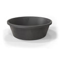 Red Barn 6.5 Gallon Rubber Feed Pan – Large Flexible Livestock Feed & Water Tub for Horses & Cattle – Heavy Duty Rubber Farm Utility Pan - size: 6.5 Gallon