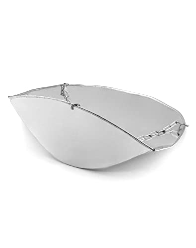 QWORK Precision Scale Scoop/Chain with Basket, 20 lbs Load Capacity, Mini Steel Crane Scale, for Garage Farm Fishing Outdoor, 1 Pack