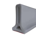 Duzzy 75 Inch Shower Threshold Water Dam, Shower Water Guard to Keep Water in Shower, Shower Water Stopper Dry and Wet Separation Suitable for Bathroom and Kitchen - color: Gray, style: 75 Inch