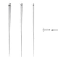 Piercing Ball Grabber Tool, 14-20G Taper for Changing Jewelry | Surgical Steel Flat Back Earrings Threader Tool Insertion Pin, Body Piercing Kit for Ear Rook Conch Nose Lip Jewelry Removal - style: External Thread(14G 16G 18G)