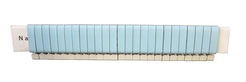 Zip Wing Bands Numbered - NOT Stamped Aluminum Chicken Pheasant Poultry Duck Wing Identification Tags (100, Light Blue) - color: Light Blue