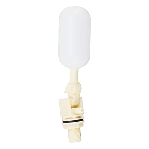 G1/2 Male Thread Pvc Water Float Valve,Automatic Pet Water Dispenser Shut off Float Valve for Water Tank Horse Cattle Goat Sheep Pig Dog Water Trough